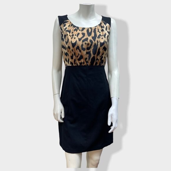 5/$20 THE Limited Black Leopard Print Dress - Picture 1 of 5